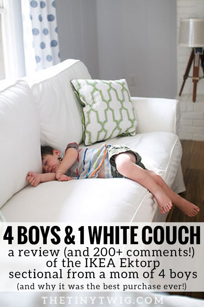 Why getting a white couch was the best thing this mom did for her house and family. 