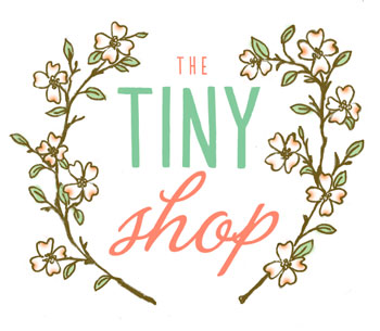 the tiny shop is open!