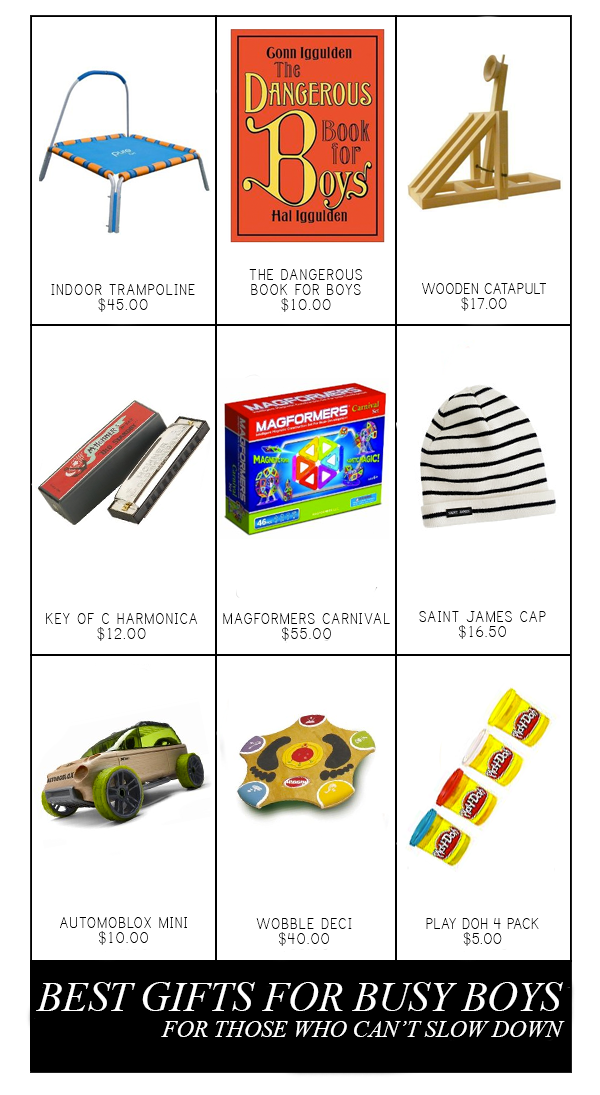 gift guide for busy boys