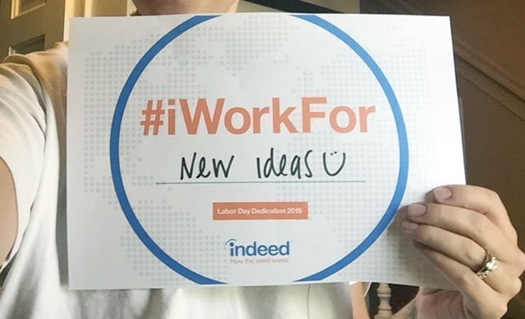 #IWorkFor New Ideas