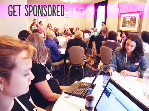 how to get a blog conference sponsorship
